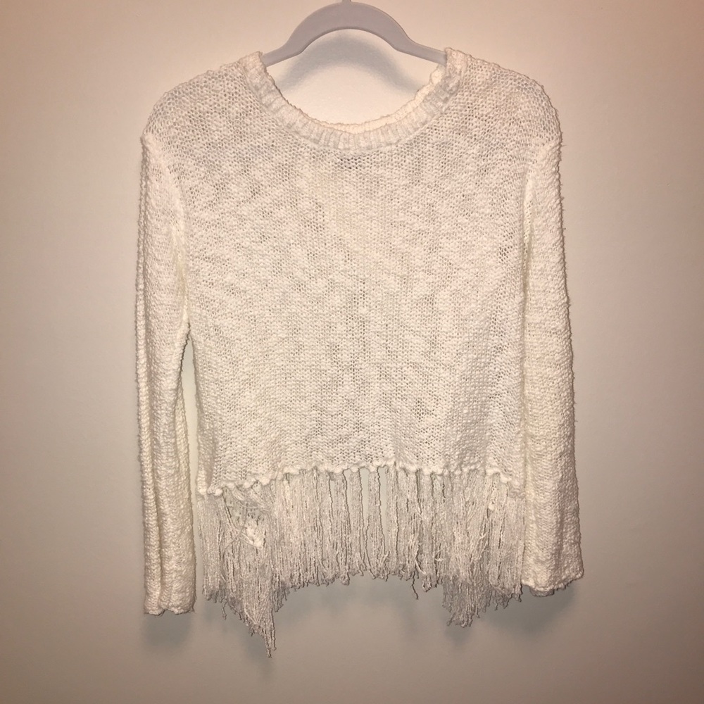 HOST PICK American Eagle fringe sweater